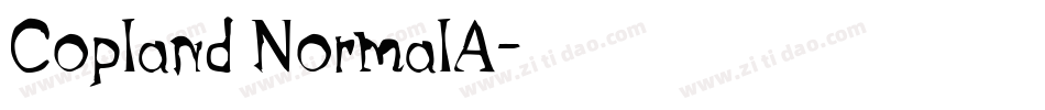 Copland NormalA字体转换